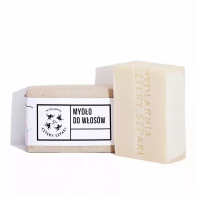 Mydlarnia 4 Szpaki Mydo w kostce do wosw z olejem rycynowym 110 g