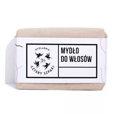 Mydlarnia 4 Szpaki Mydo w kostce do wosw z olejem rycynowym 110 g