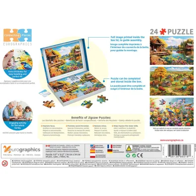 Puzzle 24 Lake Cottage by Lauai 6724-6016 Eurographics