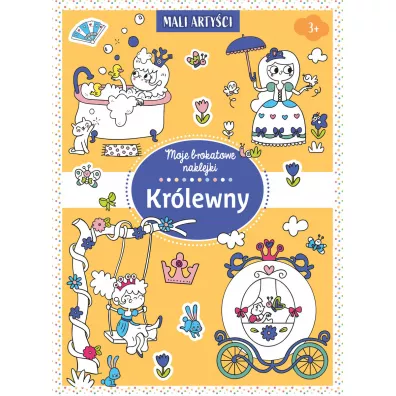 Moje brokatowe naklejki. Kr�lewny