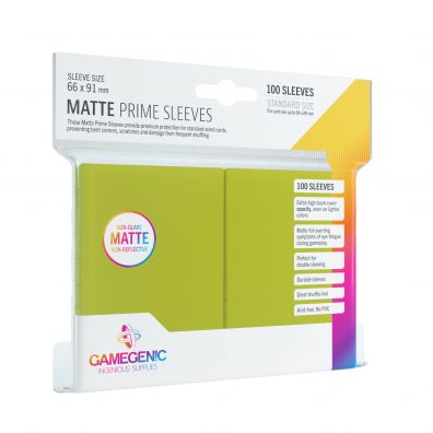 Gamegenic Koszulki Matte Prime CCG Sleeves Lime 66 x 91 mm 100 szt.