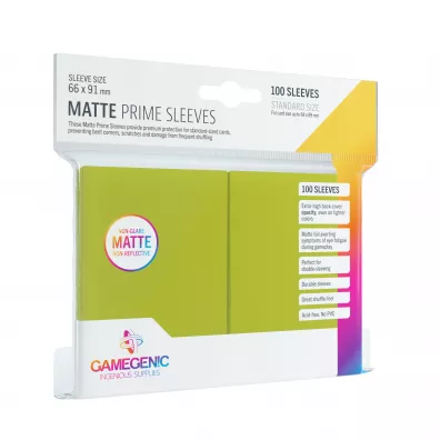 Gamegenic Koszulki Matte Prime CCG Sleeves Lime 66 x 91 mm 100 szt.