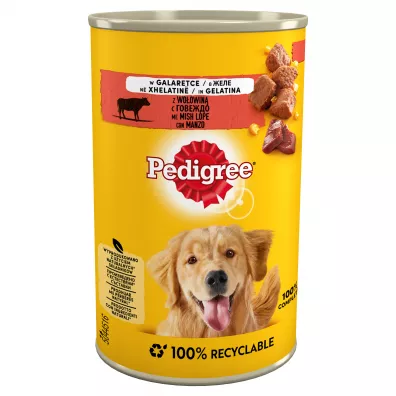 Pedigree Mokra karma dla psa z woowin w galaretce puszka 400 g