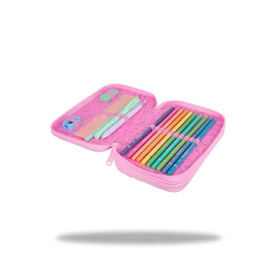 CoolPack Pi�rnik podw�jny z wyposa�eniem Jumper 2 Pastel Powder Pink