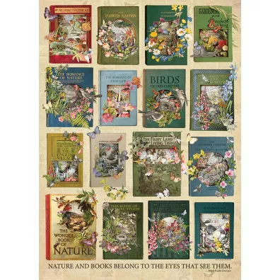 Puzzle 1000 Ksiki przyrodnicze G3 Cobble Hill