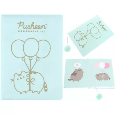 Notes pluszowy A5 Pusheen linia 96 kartek