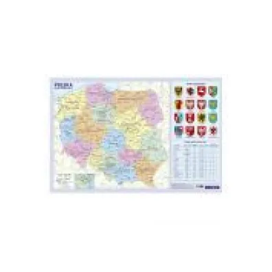 Demart Podk�adka na biurko - Polska podzia� administracyjny