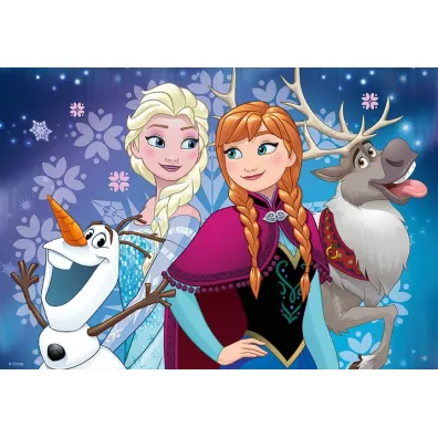 Puzzle 2x24 el. Kraina Lodu. Przyjaciele Ravensburger