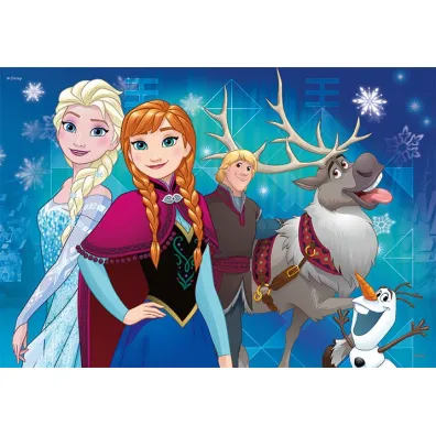 Puzzle 2x24 el. Kraina Lodu. Przyjaciele Ravensburger
