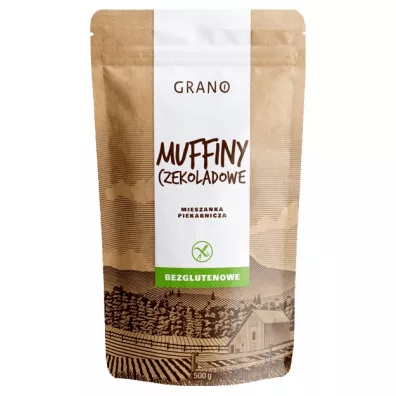 Grano Mieszanka piekarnicza bezglutenowa Muffiny czekoladowe 500 g