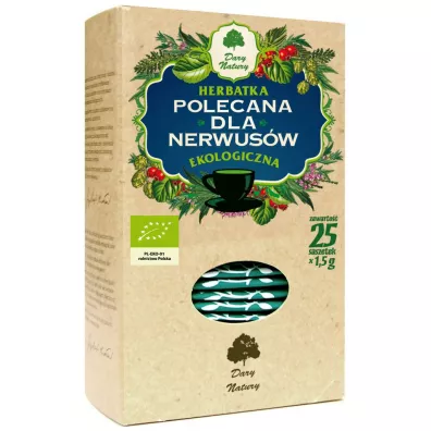Dary Natury Herbatka dla nerwus�w 25 x 1,5 g Bio