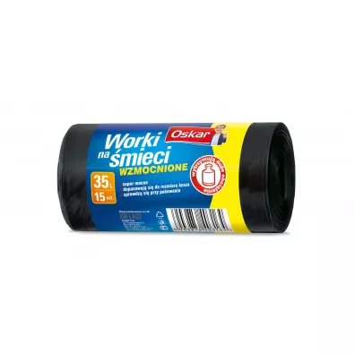 Oskar Worki na �mieci 35l 15 szt.