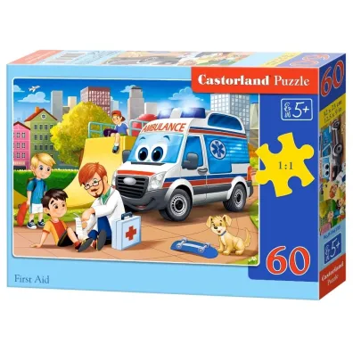 Puzzle 60 el. Pierwsza pomoc Castorland