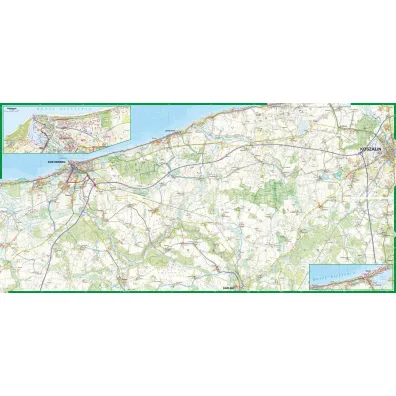 Wybrze�e �rodkowe cz. Zachodnia mapa turystyczna 1:50 000 laminat 2024