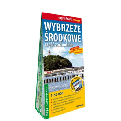 Wybrze�e �rodkowe cz. Zachodnia mapa turystyczna 1:50 000 laminat 2024