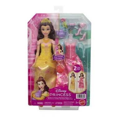 Disney Princess Bella Lalka Historyjka 2w1 Mattel