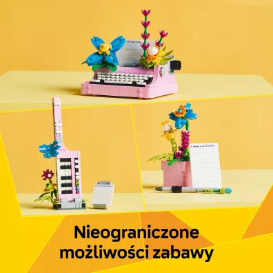 LEGO Creator 3 w 1 Maszyna do pisania z kwiatami 31169