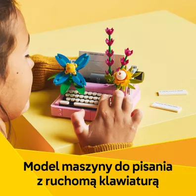 LEGO Creator 3 w 1 Maszyna do pisania z kwiatami 31169