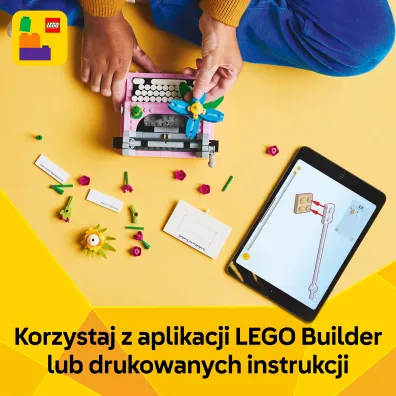LEGO Creator 3 w 1 Maszyna do pisania z kwiatami 31169
