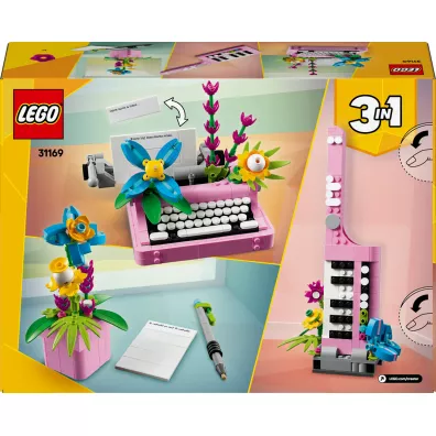 LEGO Creator 3 w 1 Maszyna do pisania z kwiatami 31169