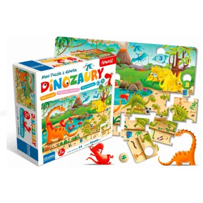 Maxi puzzle Dinozaury Granna