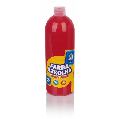 Astra Farba Szkolna czerwony 1000 ml