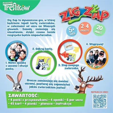 Gra Zig Zap Rodzina Treflik�w 02821
