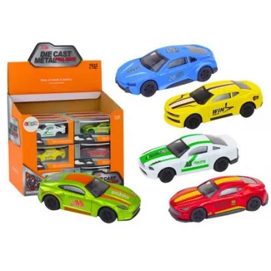 Autko resorak 1:43 metalowy napd gumowe koa MIX Leantoys