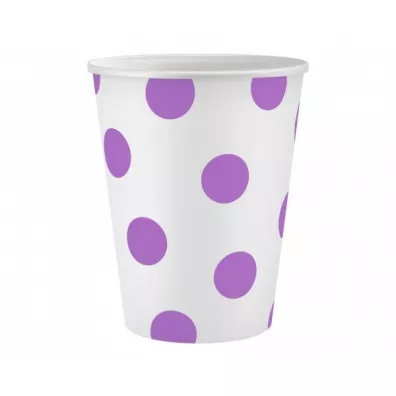 Godan Kubeczki papierowe Groszki 250ml 6 szt.