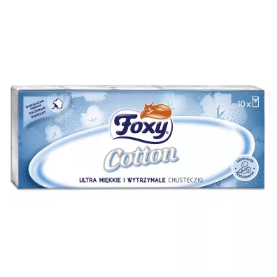 Foxy Chusteczki higieniczne Cotton 9 szt.