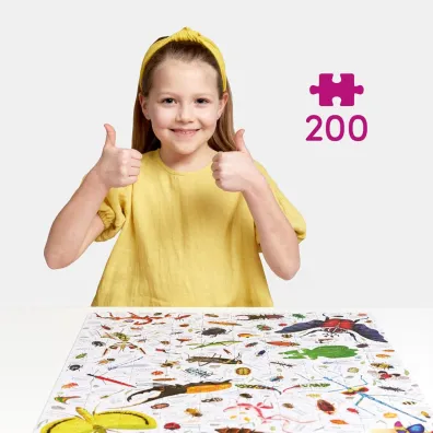 Puzzle Puzzlove CzuCzu 200 el. Owady Bright Junior Media