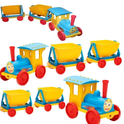 Poci�g z dwoma wagonikami mix 3Toysm