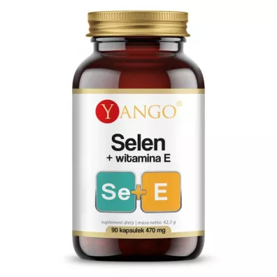 Yango Selen + naturalna witamina E Suplement diety 90 kaps.