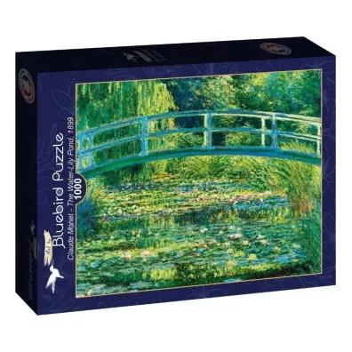 Puzzle 1000 el. Staw z liliami wodnymi Claude Monet Bluebird Puzzle