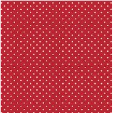 Serwetki Lunch Daisy - White Dots on Red SDOG036801