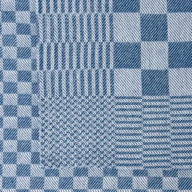 Eurofirany B.b. Choczyscy Sp.J. Komplet cierek Mauro 50x70 niebieskie 2 szt.