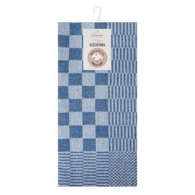 Eurofirany B.b. Choczyscy Sp.J. Komplet cierek Mauro 50x70 niebieskie 2 szt.