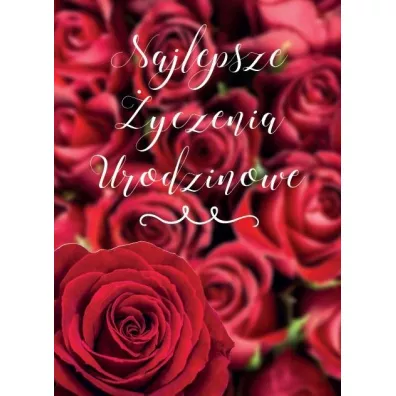 Karnet B6 Urodziny