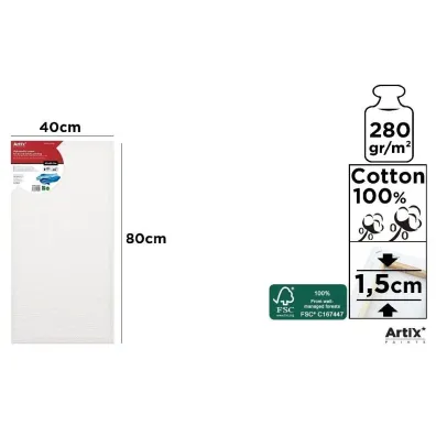 Artix Podobrazie 40x80x1,5cm, 280g