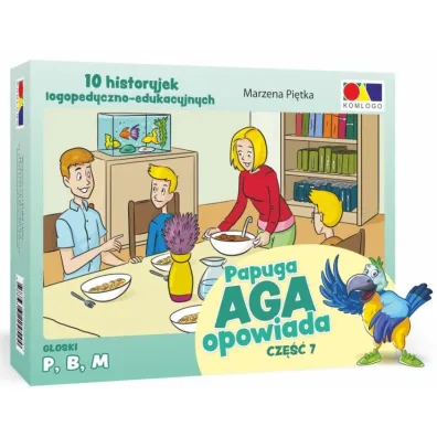 Historyjki obrazkowe. Papuga Aga opowiada cz.7