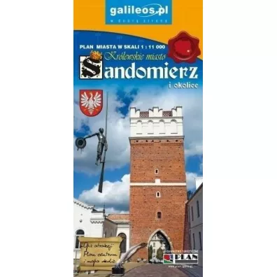 Mapa - Sandomierz i okolice 1:11 000