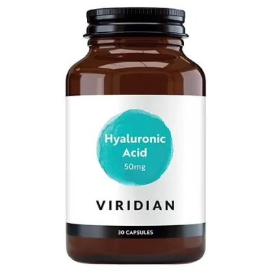 Viridian Kwas hialuronowy 200mg - suplement diety 30 kaps.