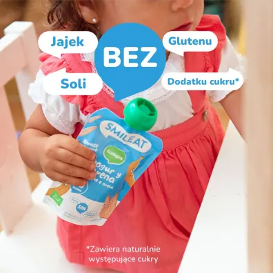 Smileat Mus z ekologicznymi p�atkami owsianymi i jogurtem po 9 miesi�cu 100 g Bio