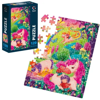 Puzzle 120 el. De.tail. T�czowy spacer Roter Kafer