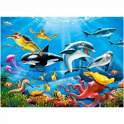 Puzzle 200 el. Tropikalny podwodny wiat Castorland