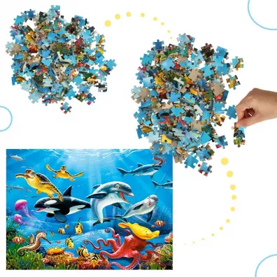 Puzzle 200 el. Tropikalny podwodny wiat Castorland