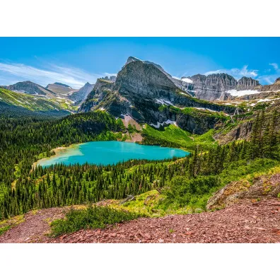 Puzzle 3000 el. Grinnell Lake Glacier Castorland