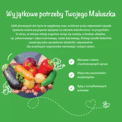 BoboVita Obiadek Potrawka z kurczakiem i szpinakiem po 12 miesicu Zestaw 6 x 250 g