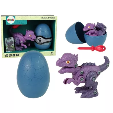 Zestaw Dinozaur Stygimoloch z Jajkiem DIY LeanToys