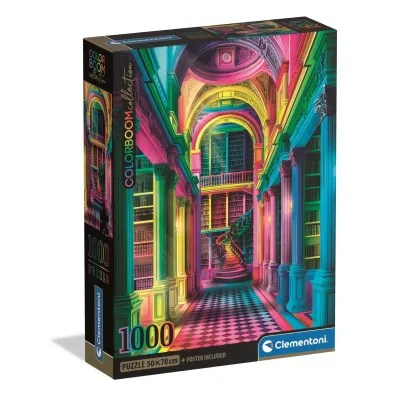 Puzzle 1000 el. Compact Colorboom Athenaeum Clementoni